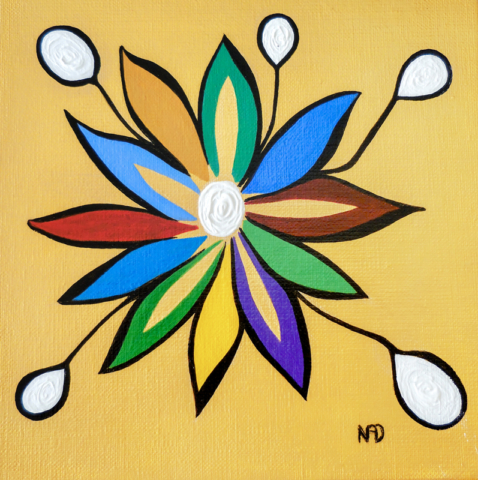 peinture de Nad Blooming-Seed